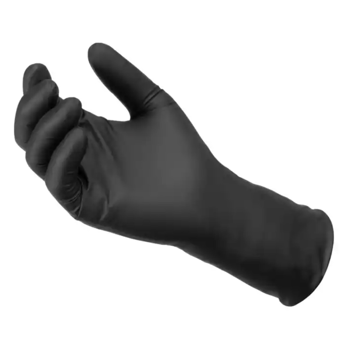 Nitrila cimdi MERCATOR MOTO, melni, XL, 100 gab.