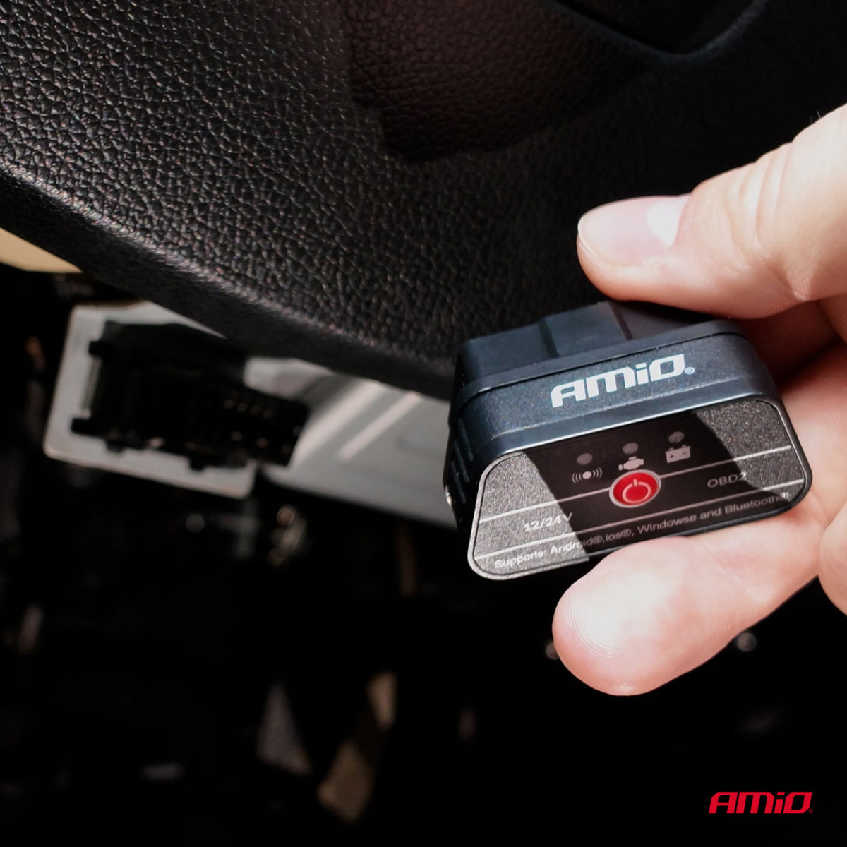 OBD2 BT PIC25K80 DC24K diagnostikas skeneris AMIO-04731