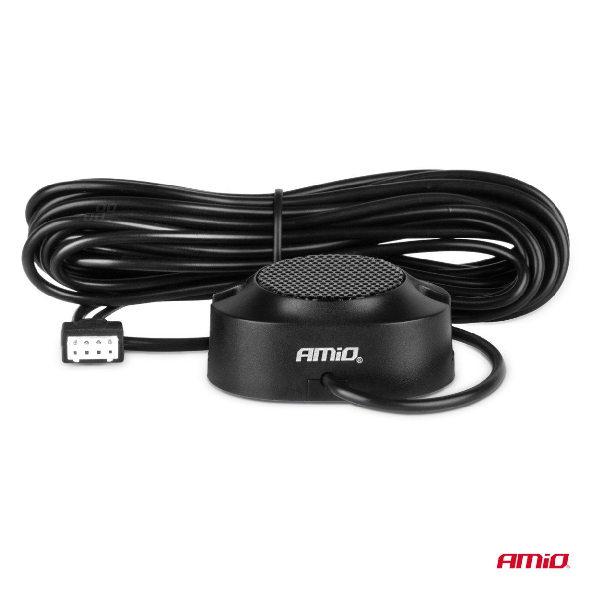 Parkošanās palīgsistēma ar skaņas signālu, 8 sudraba sensori 22 mm AMIO-01596