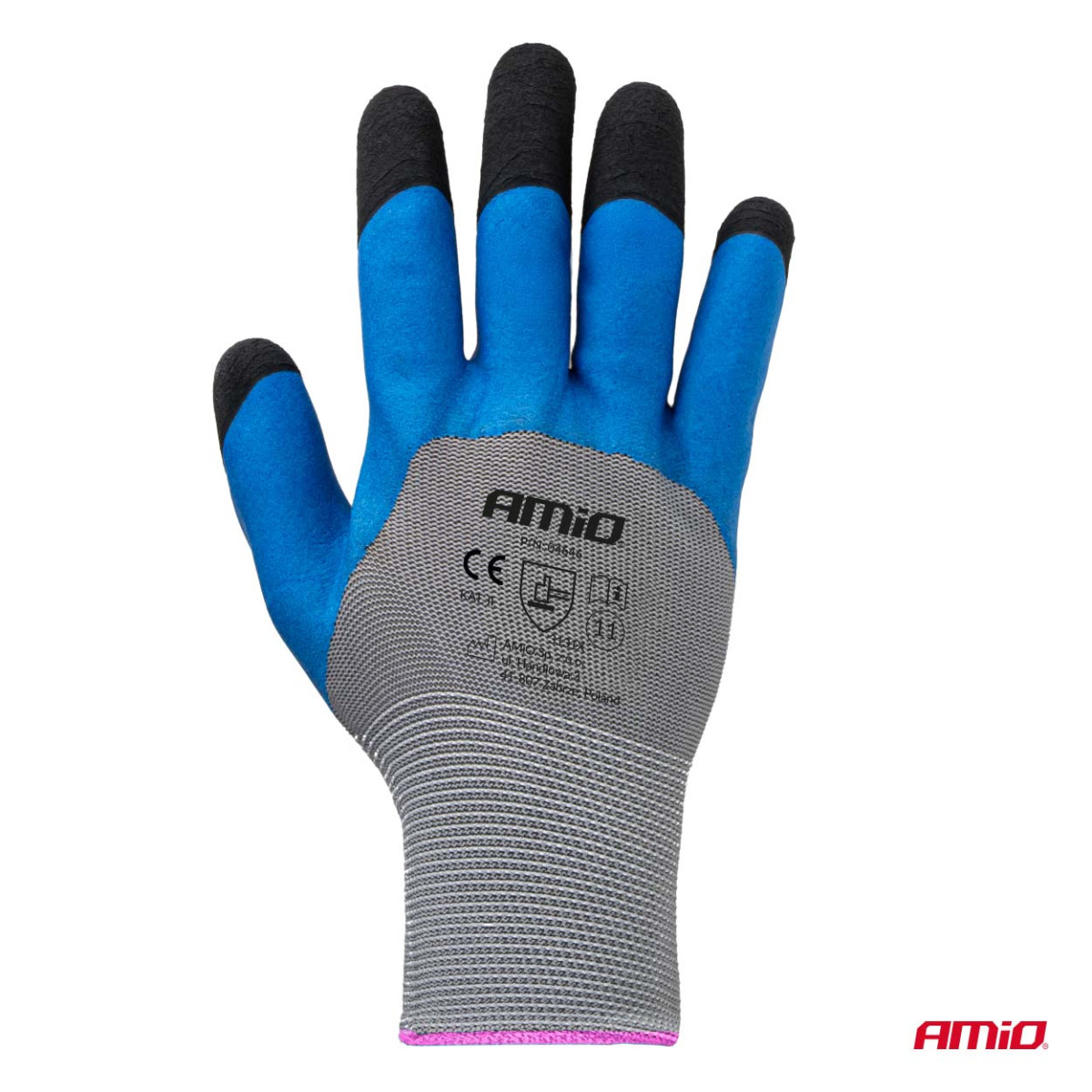 PE lateksa darba cimdi ar 3/4 putu pārklājumu, 11. izmērs, 4 gab. (2 pāri), 3131X