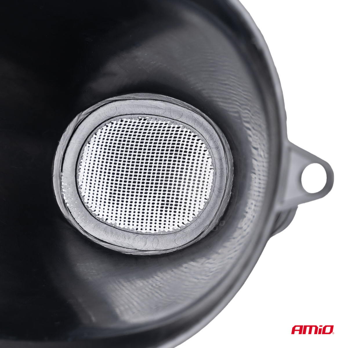 Plastmasas universālā piltuve ar sietiņu, 3 daļas, elipses formas, 14 cm AMIO-04037