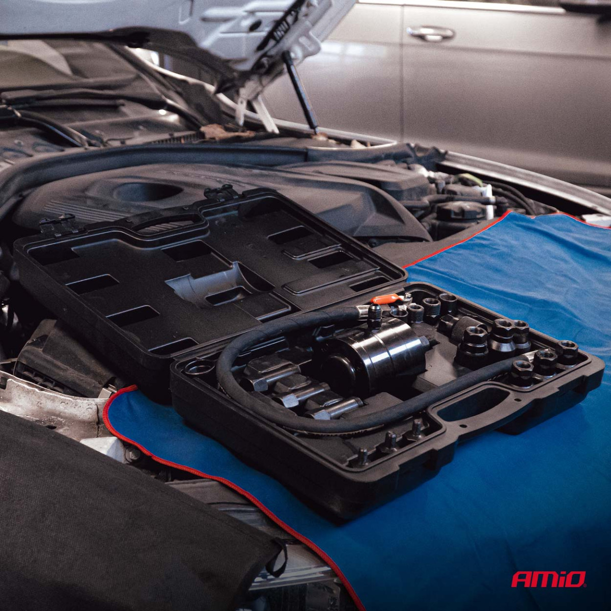 Dīzeļdegvielas iesmidzinātāja pneimatiskais izvilkšanas instruments AMIO-04774