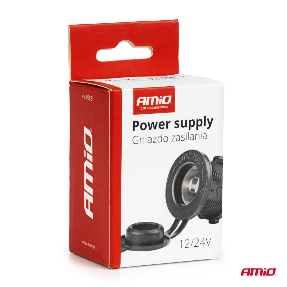 Strāvas kontaktligzda 12/24V MOD-01