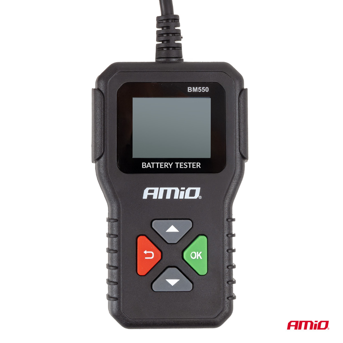 Profesionāls digitālais akumulatora testeris, 2-220 Ah, 6 V / 12 V / 24 V, AMIO-04920