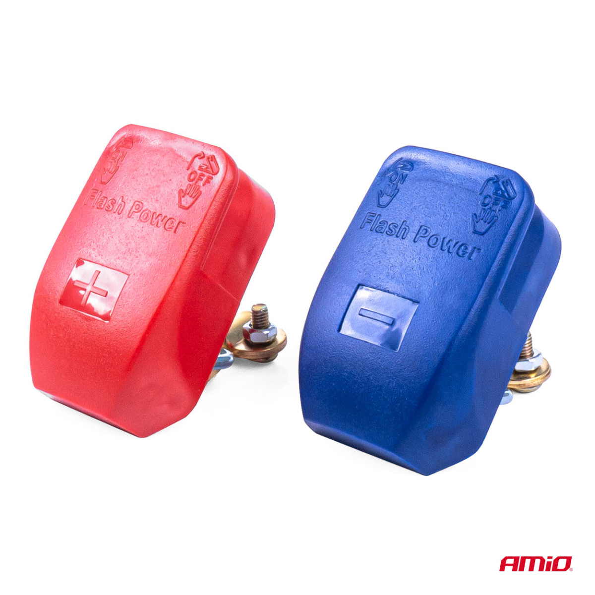 Ātri atvienojami akumulatora spailes 12V, maks. 30A AMIO-03020