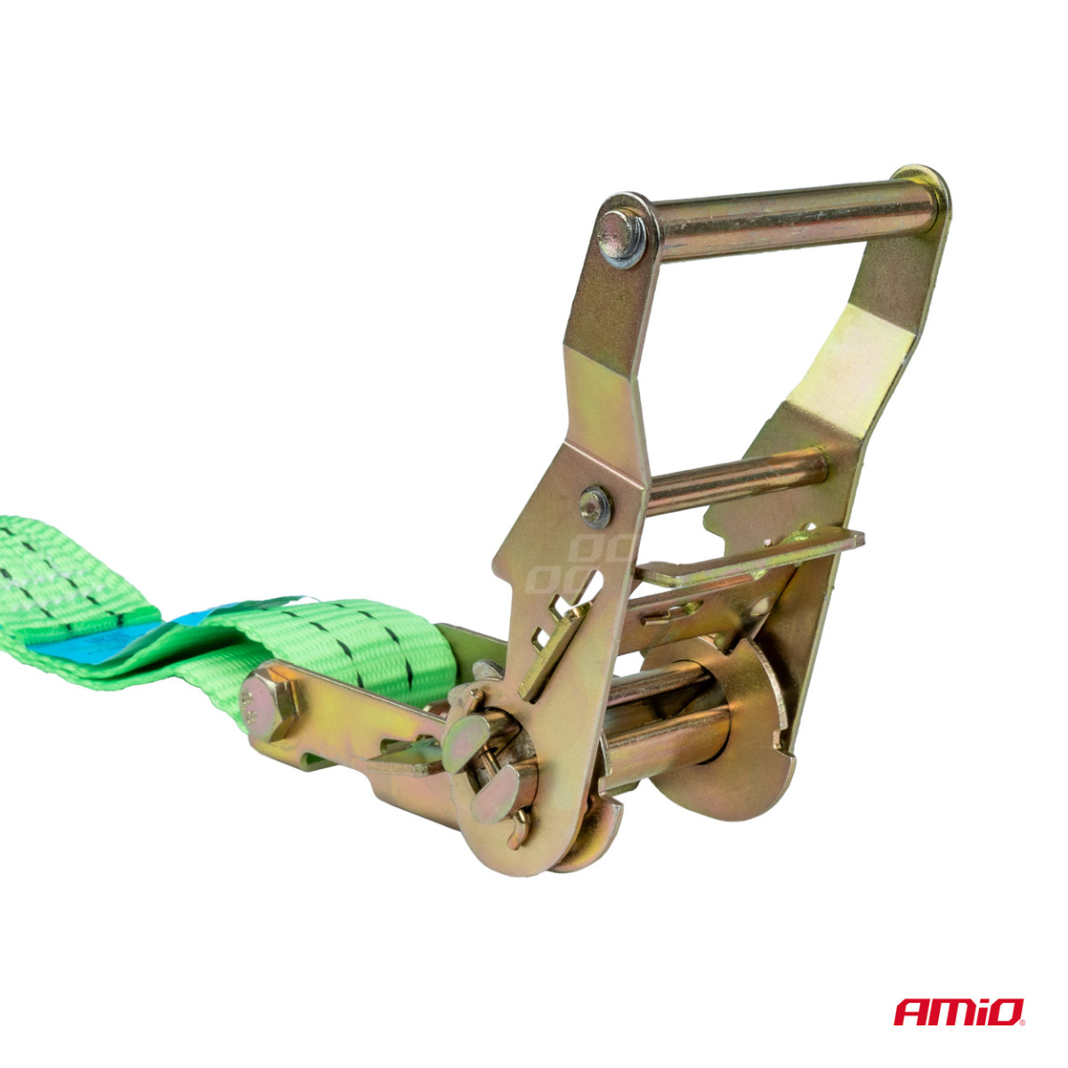 Kravas nostiprināšanas siksna ar spriegotāju 2000 kg, 8 mx 38 mm AMIO-03297