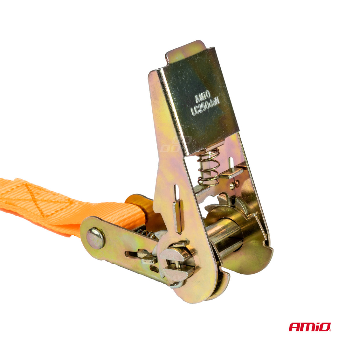 Kravas nostiprināšanas lente ar spriegotāju 500 kg, 6 mx 25 mm, BELT-08 AMIO-02876