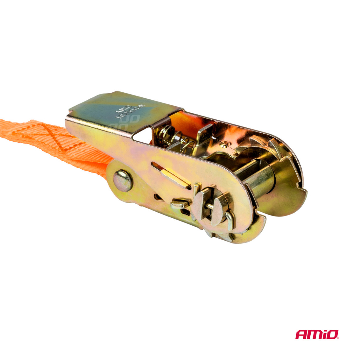 Kravas nostiprināšanas lente ar spriegotāju 500 kg, 6 mx 25 mm, BELT-08 AMIO-02876