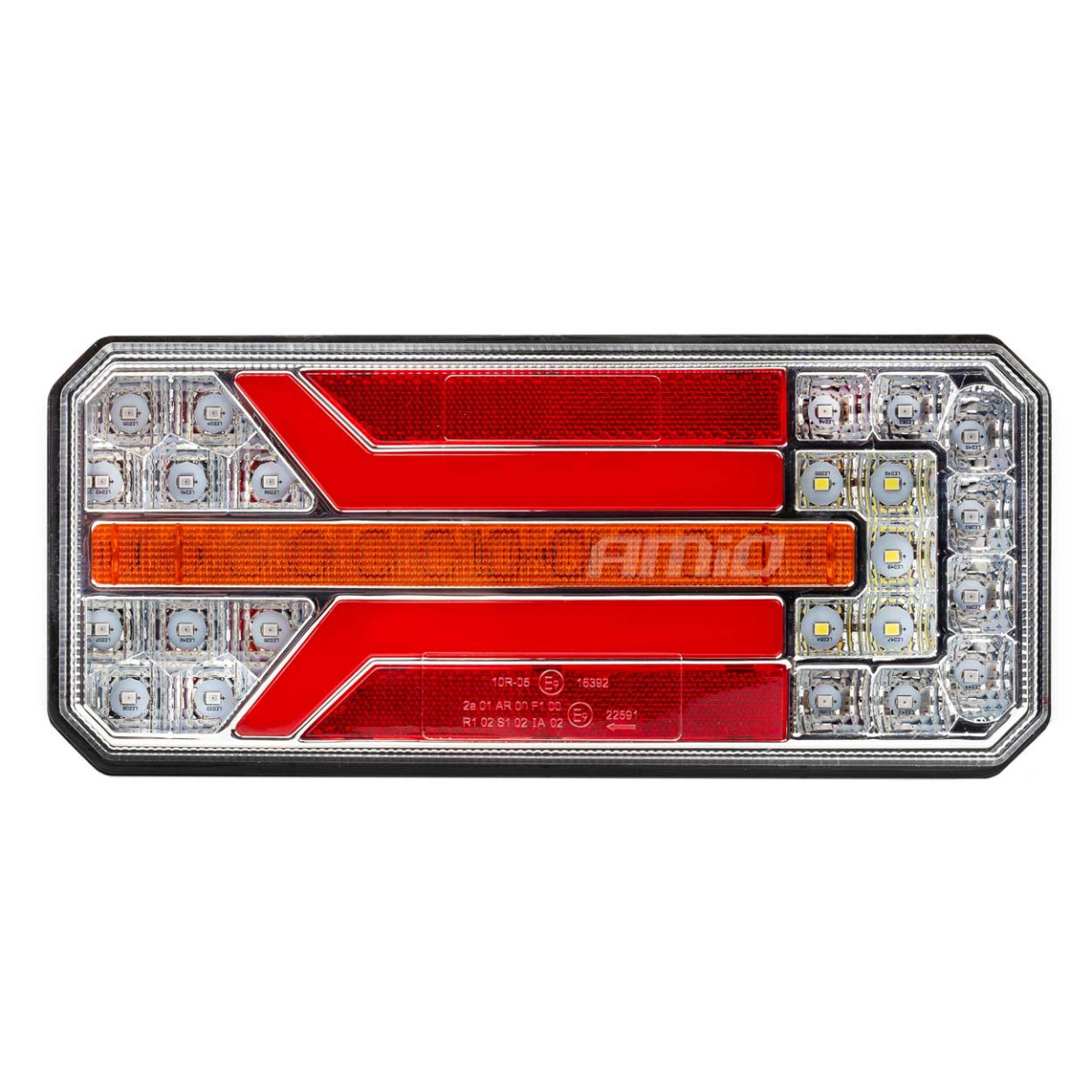 Daudzfunkcionāls LED aizmugurējais lukturis RCL-01-LR dinamiskais, kreisais