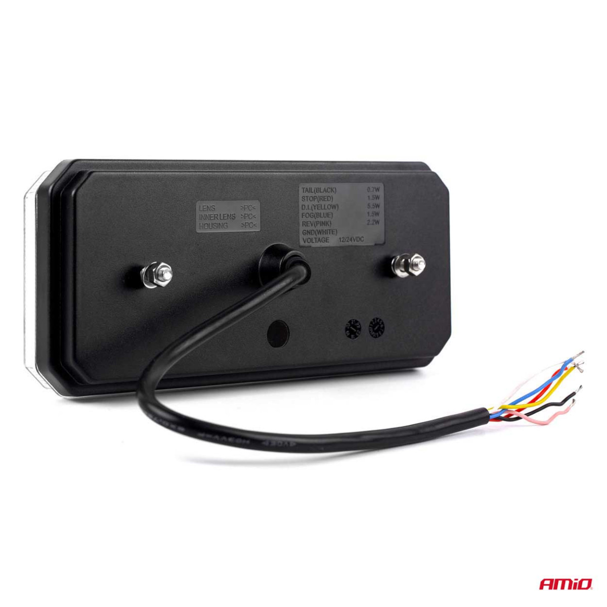 Daudzfunkcionāls LED aizmugurējais lukturis RCL-01-LR dinamiskais, kreisais