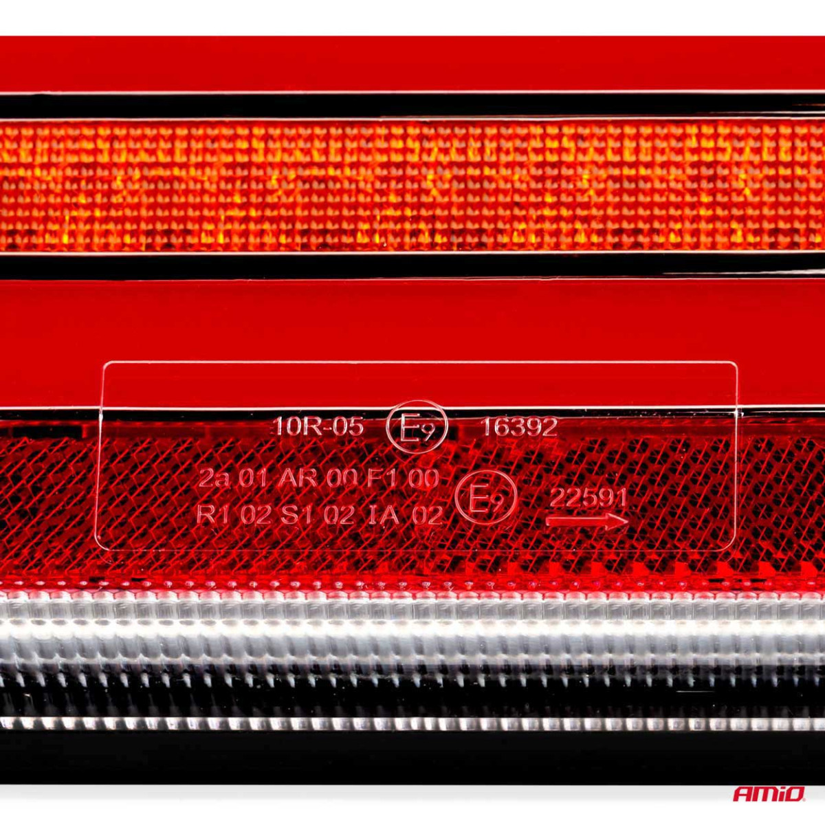 Daudzfunkcionāls LED aizmugurējais lukturis RCL-01-LR dinamiskais, labais