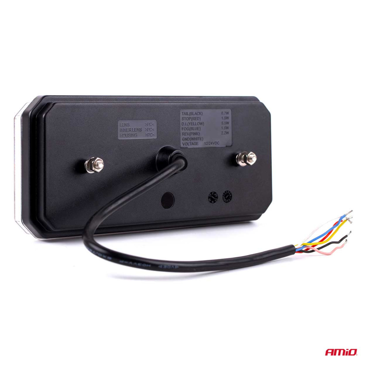 Daudzfunkcionāls LED aizmugurējais lukturis RCL-01-LR dinamiskais, labais