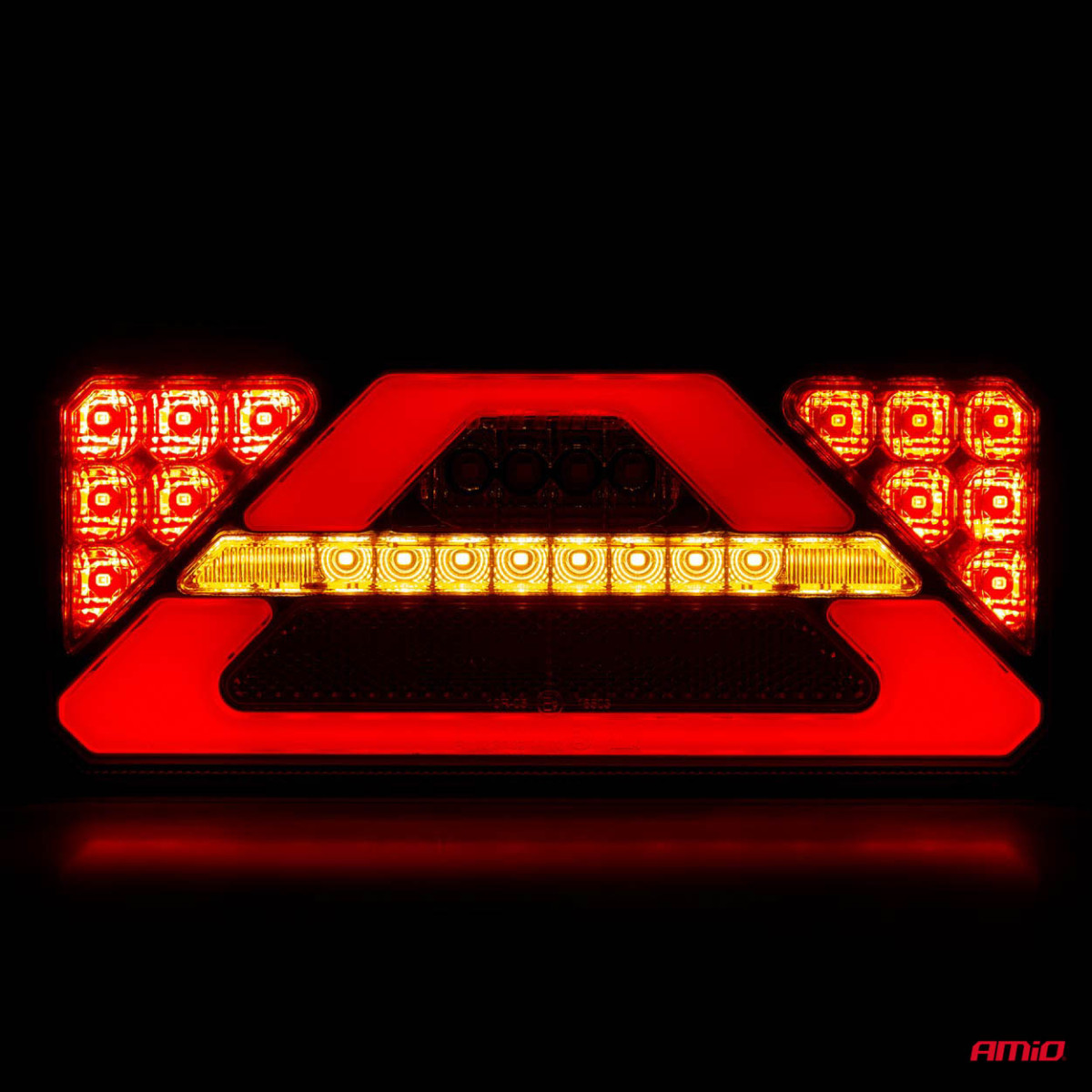 LED kombinētais aizmugurējais lukturis AMiO RCL-02-R dinamiskais, labais