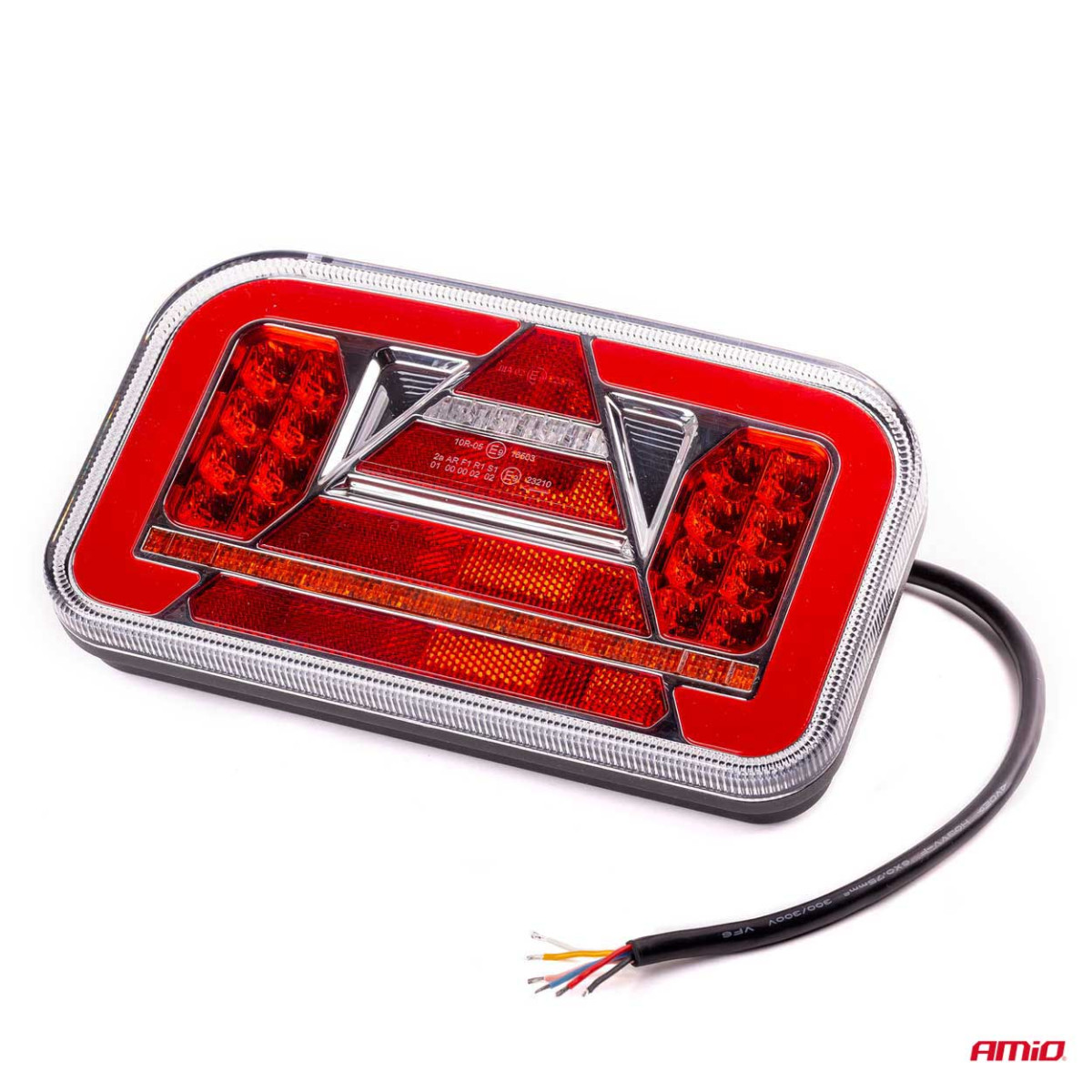 LED kombinētais aizmugurējais lukturis AMiO RCL-03-L dinamiskais, kreisais