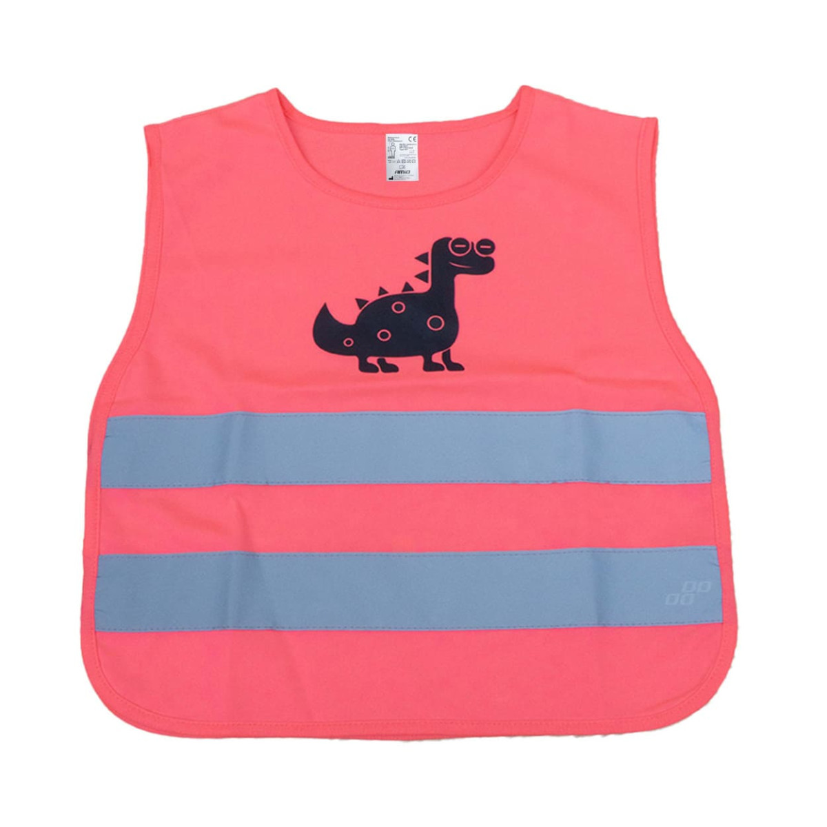 Bērnu atstarojošā veste DINOSAUR, rozā AMIO-03989