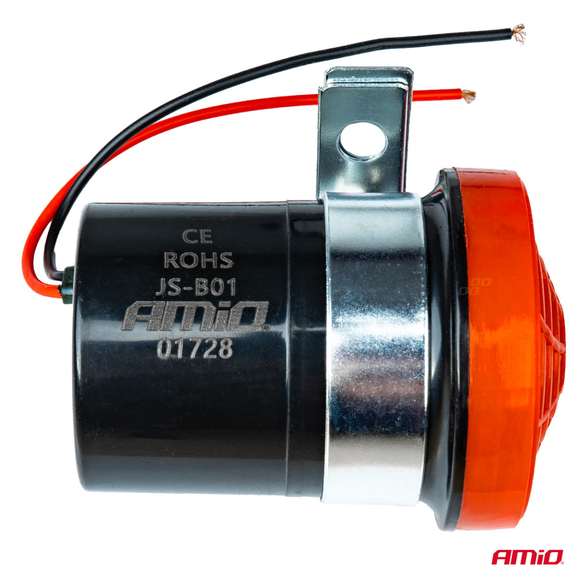 Atpakaļgaitas skaņas signāls - 90–95 dB, 12/24 V, AMIO-01728