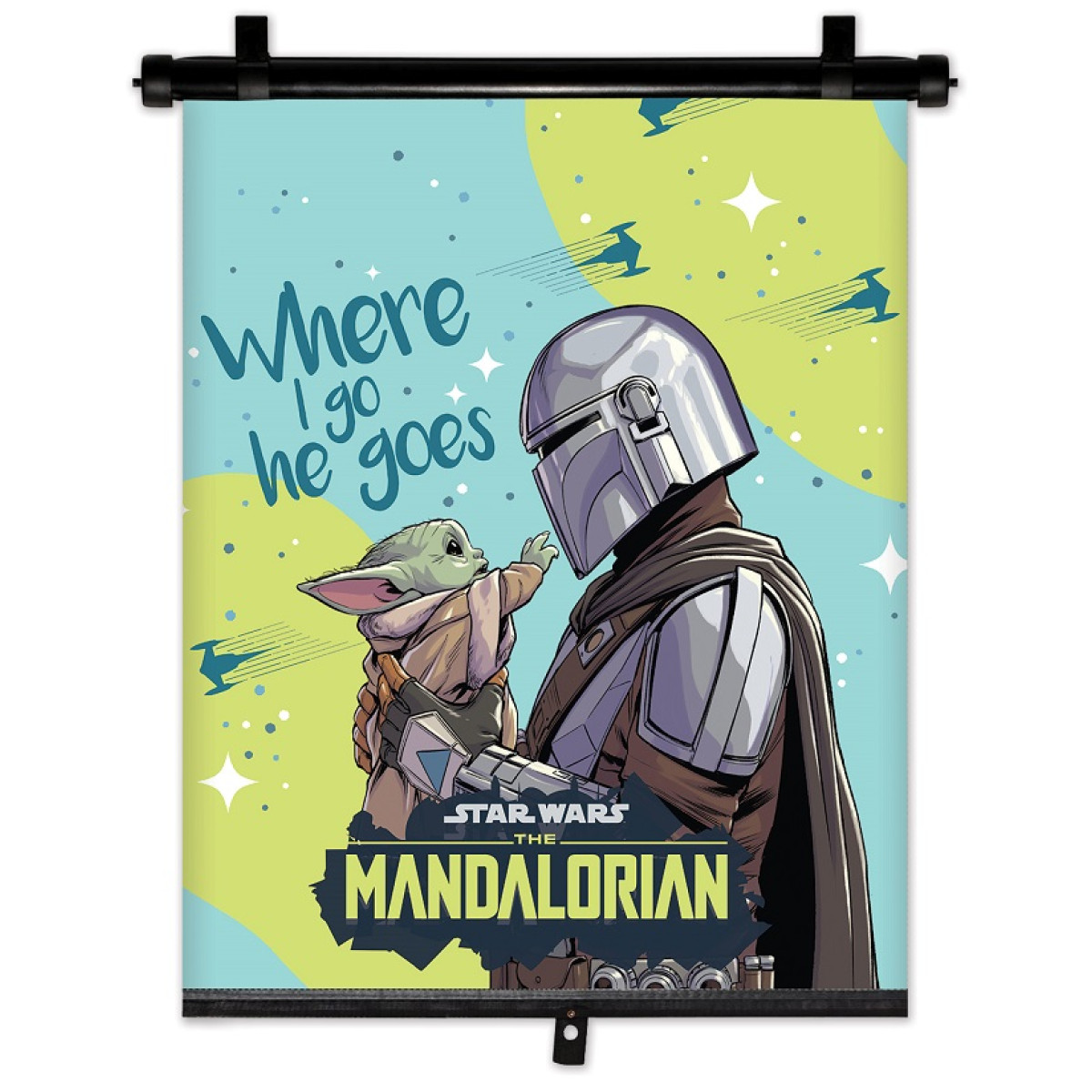Rullo žalūzijas 36x45 cm, 1 gab., The Mandalorian
