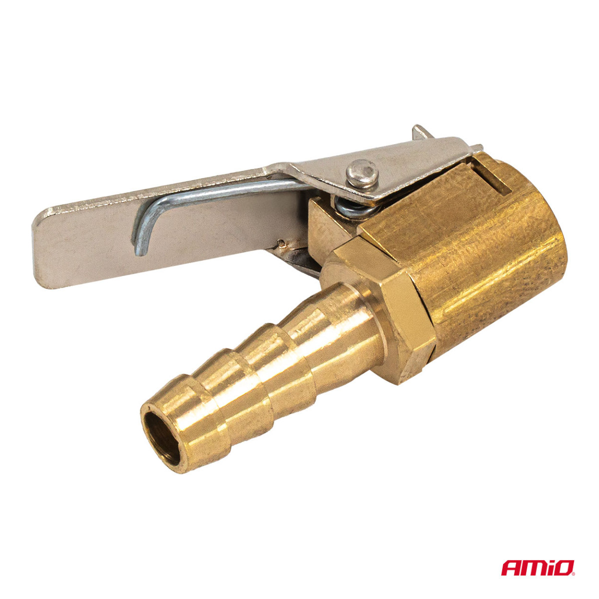 Riepu ventiļa piepūšanas galva Schrader 1/4" NPT AMIO-04472