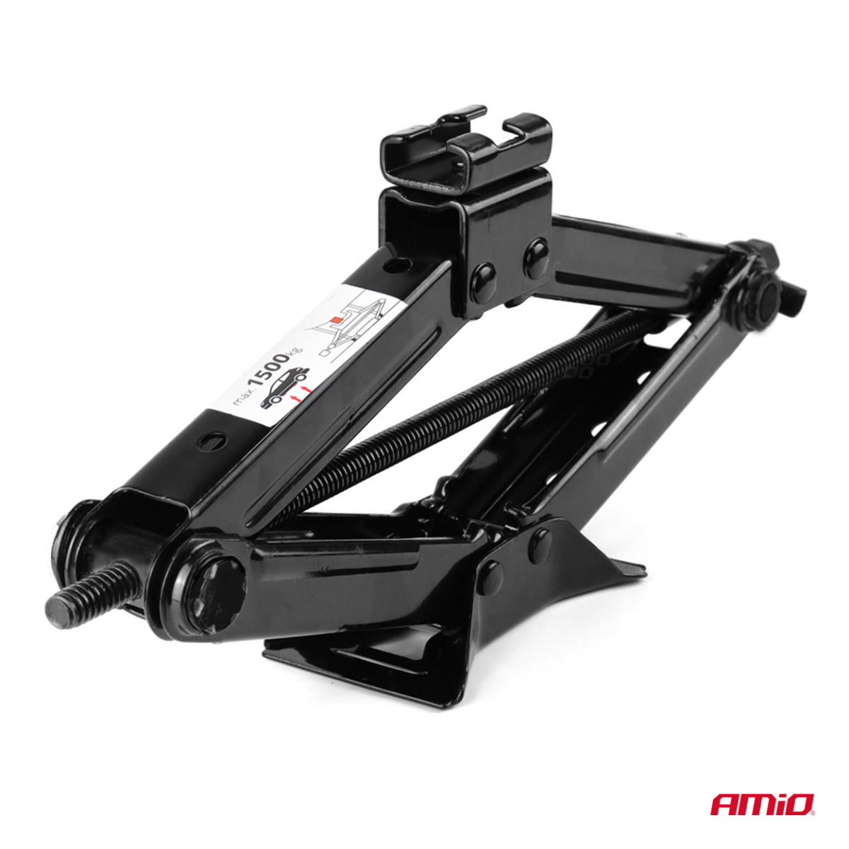 Trapecveida pacēlājs 1500 kg ar rokturi un cimdiem, AMIO-02478