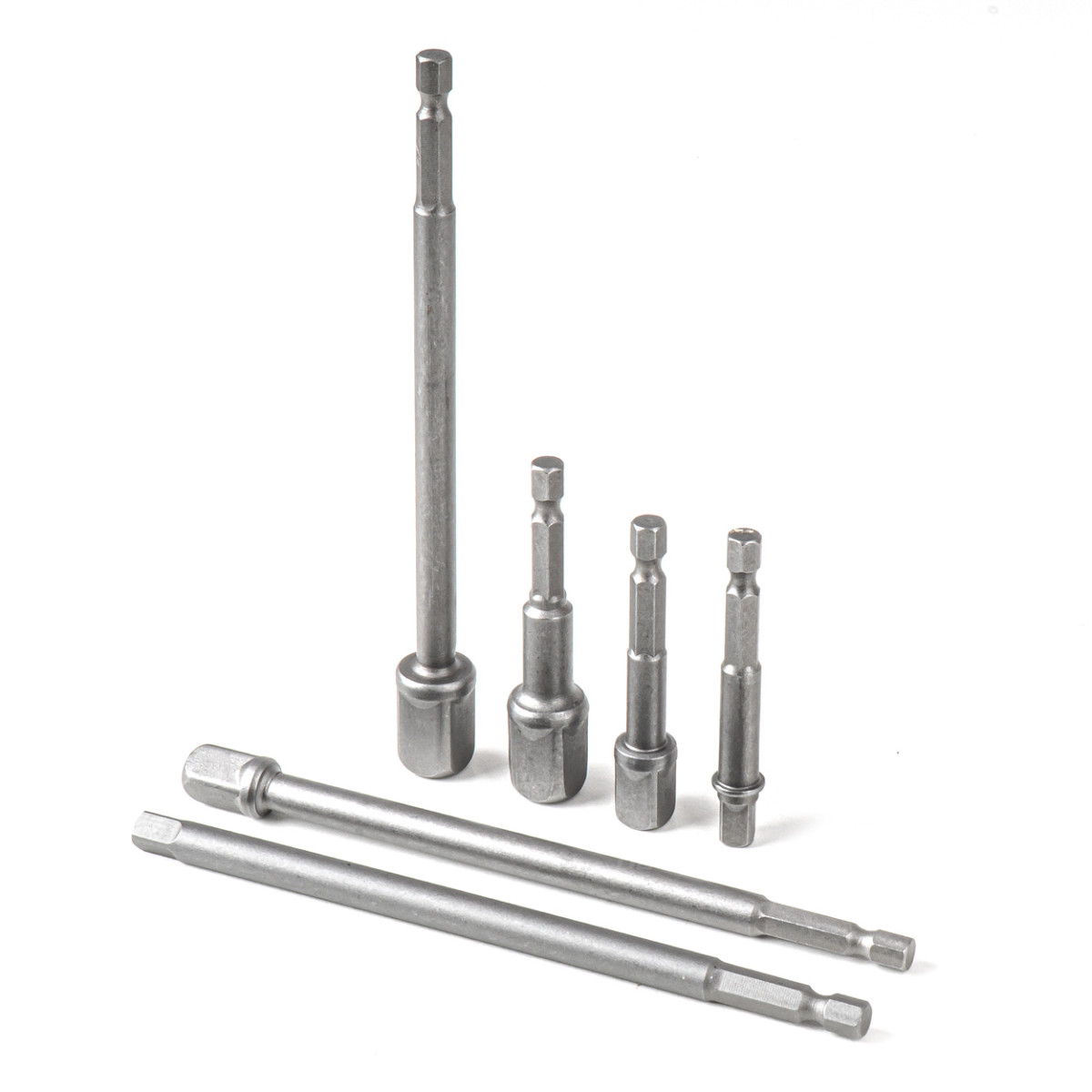 Sešstūra galvas adapteru komplekts 1/4", 3/8", 1/2" AMIO-04781