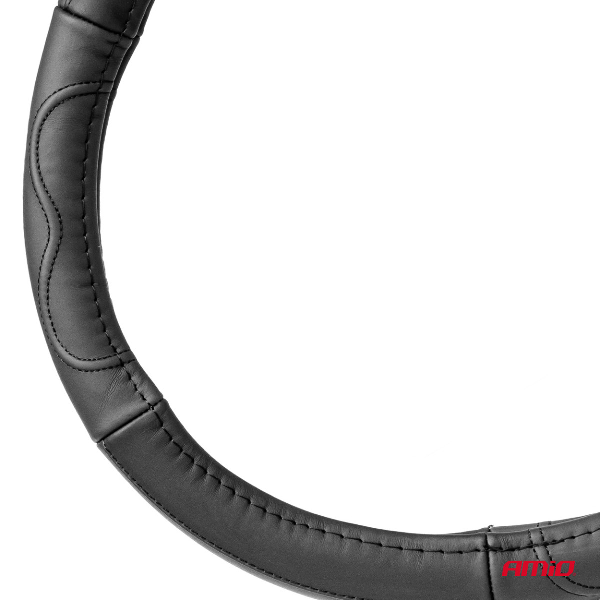 Automašīnas stūres pārvalks 35-37 cm, īsta āda, SWC-49-S