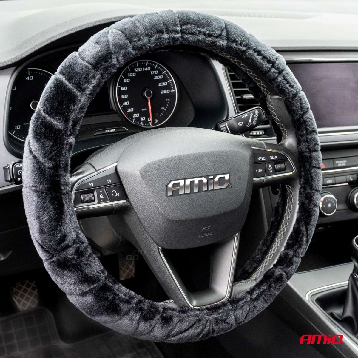 Automašīnas stūres pārsegs 37-39 cm, SWC-02-M