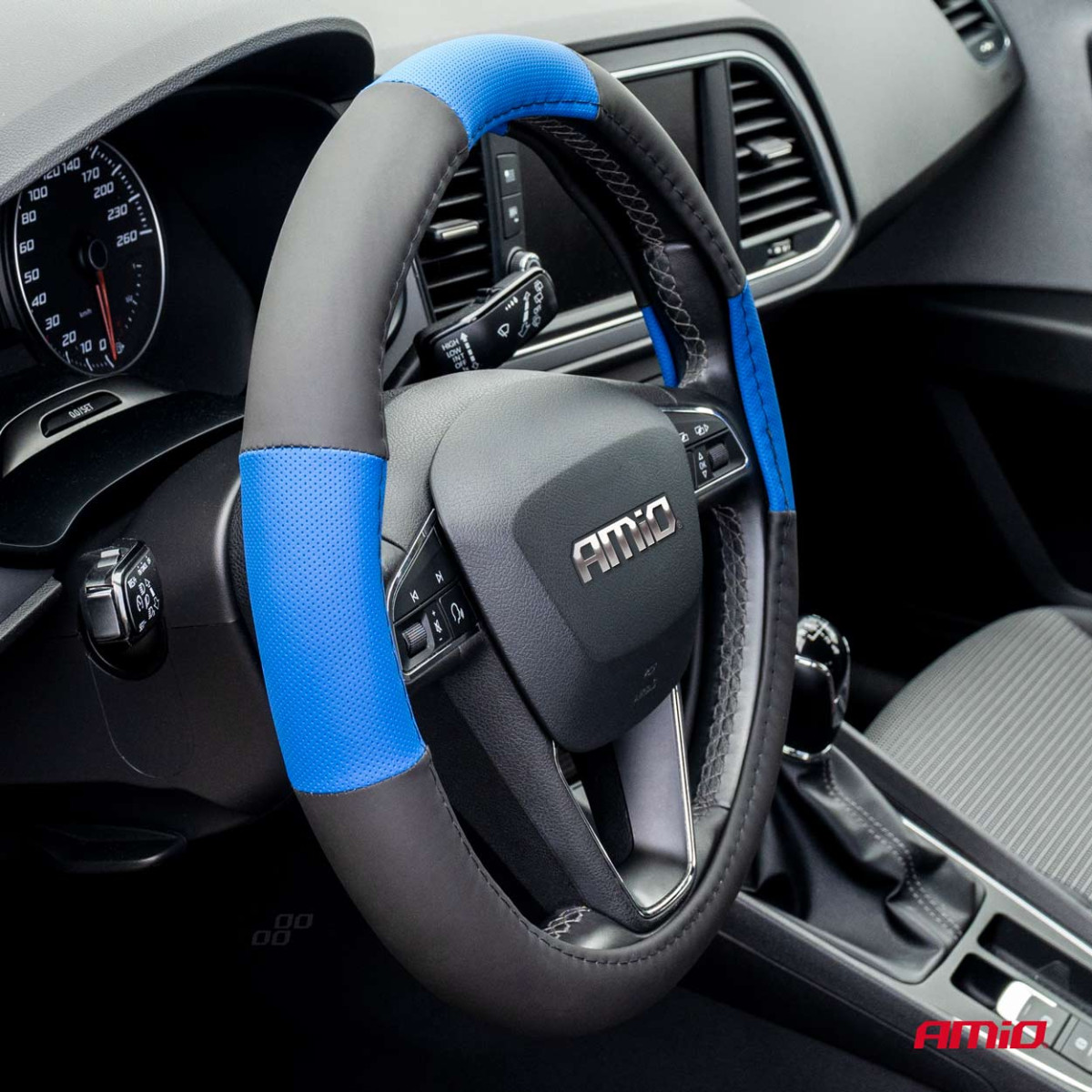 Automašīnas stūres pārsegs 37-39 cm, SWC-04-M