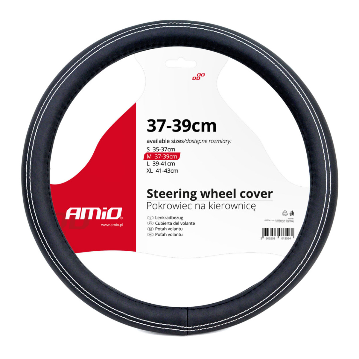 Automašīnas stūres pārsegs 37–39 cm, SWC-15-M