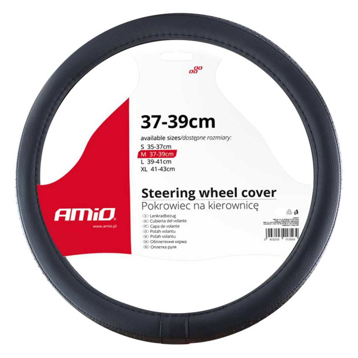 Automašīnas stūres pārsegs 37-39 cm, SWC-27-M