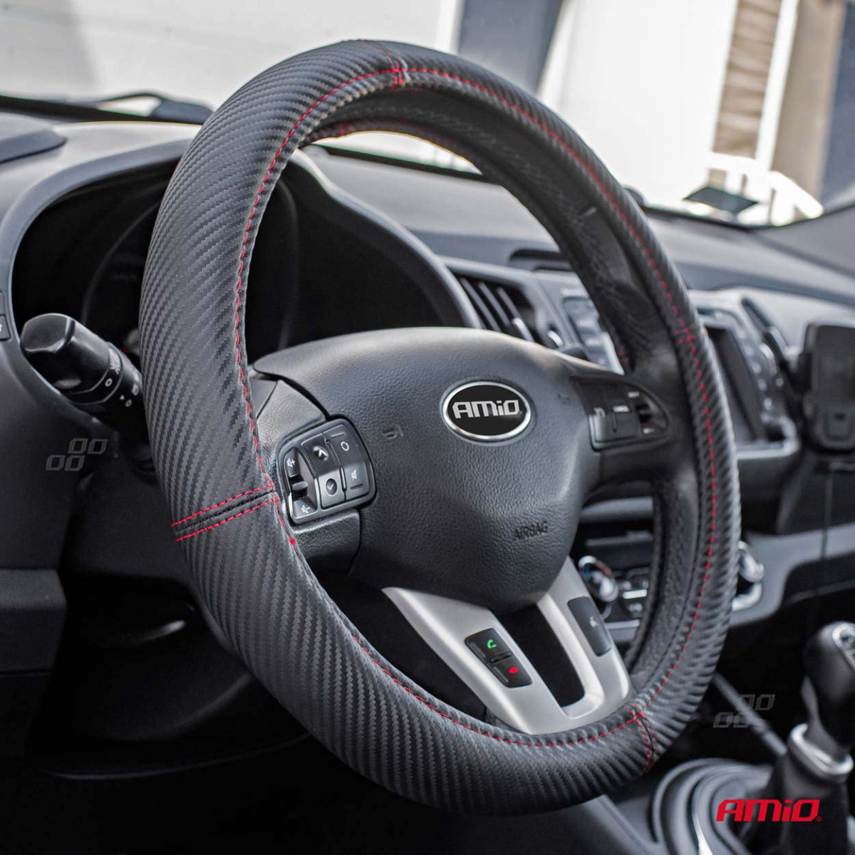 Automašīnas stūres pārsegs 37-39 cm, SWC-38-M