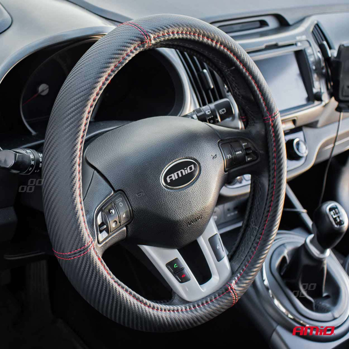 Automašīnas stūres pārsegs 37-39 cm, SWC-38-M