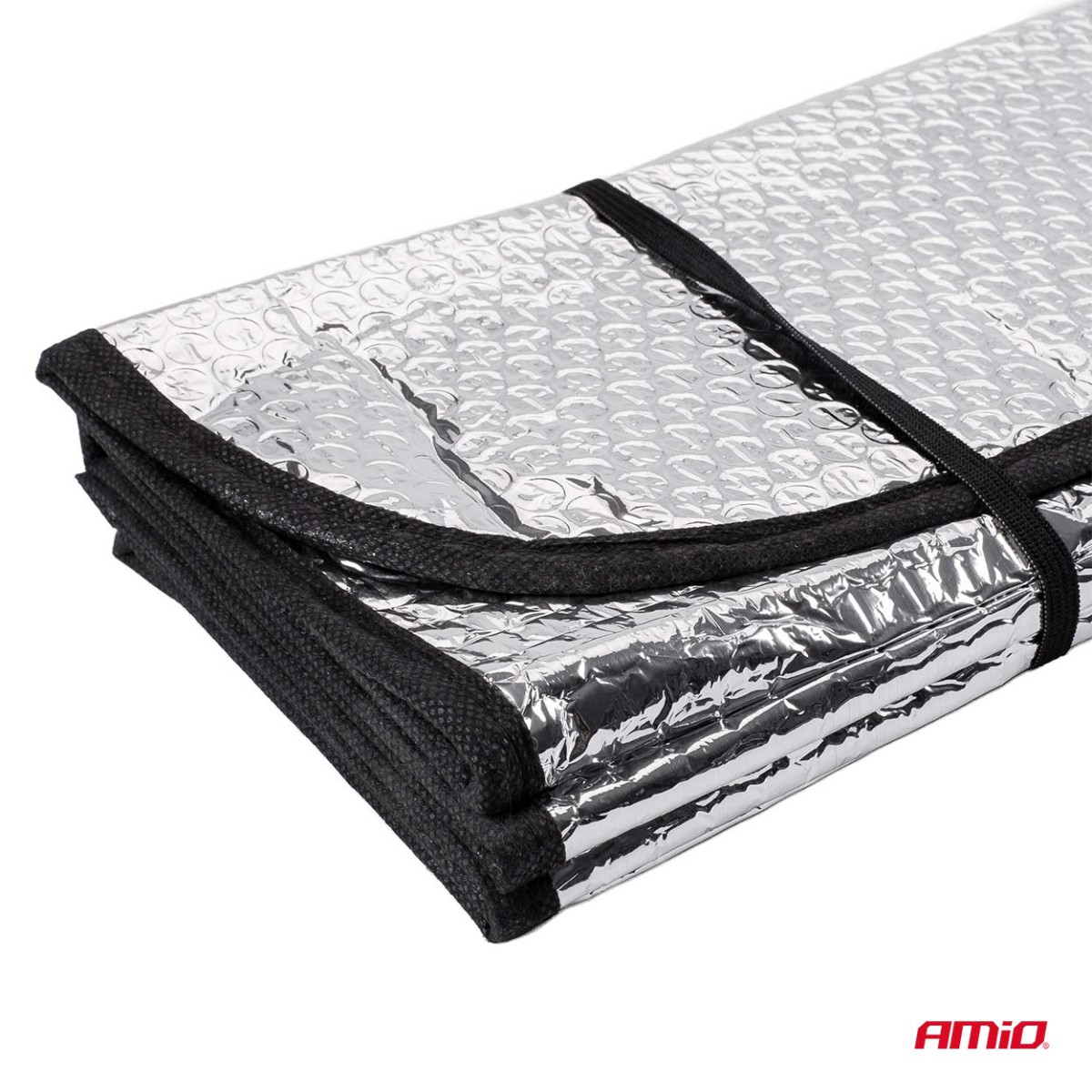 Vējstikla aizsargs 145x70 cm, sudrabkrāsas, PE burbulis AMIO-01532