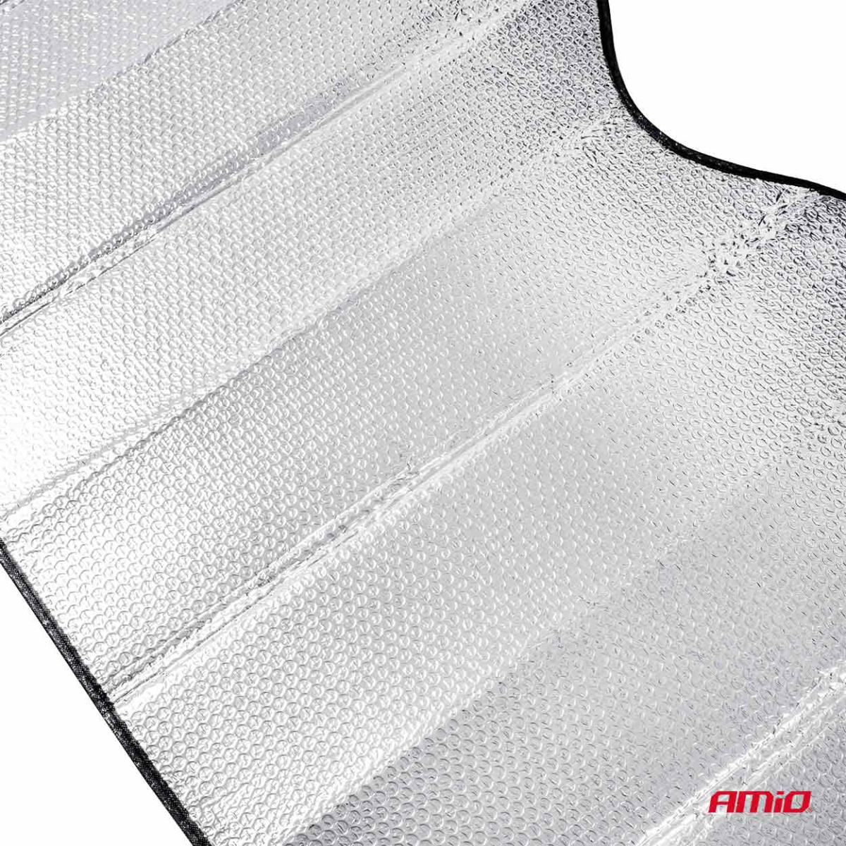 Vējstikla aizsargs 145x70 cm, sudrabkrāsas, PE burbulis AMIO-01532