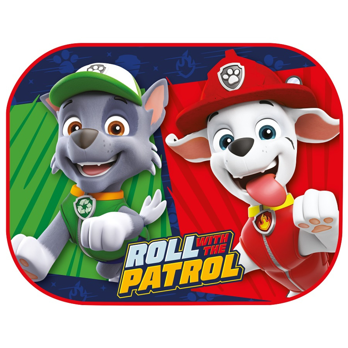 Sānu saules žalūzijas automašīnai 44x35 cm, 2 gab., Paw Patrol Boy