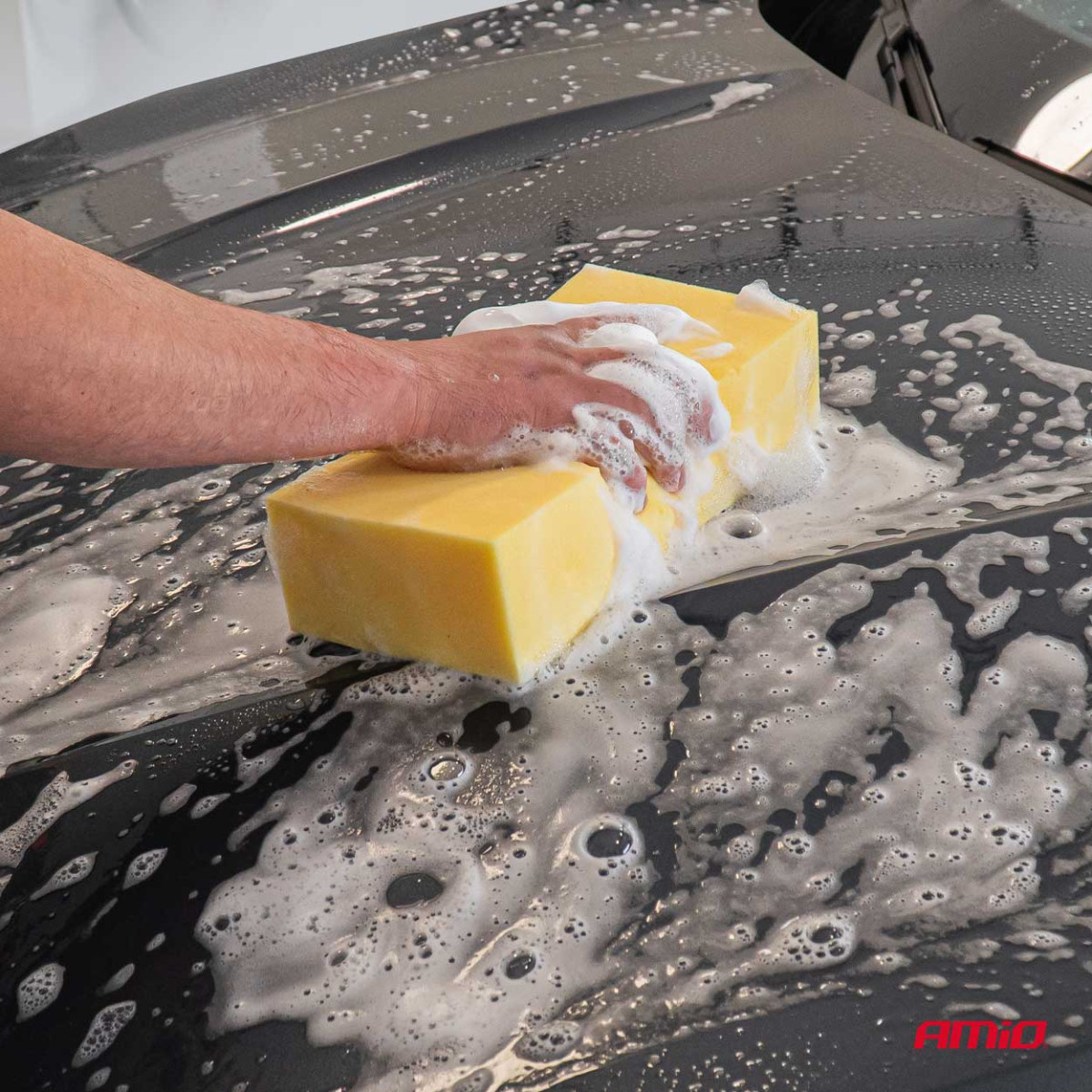 Automazgāšanas sūklis, mīksts, ļoti putojošs, 28x14x7 mm AMiO-03842