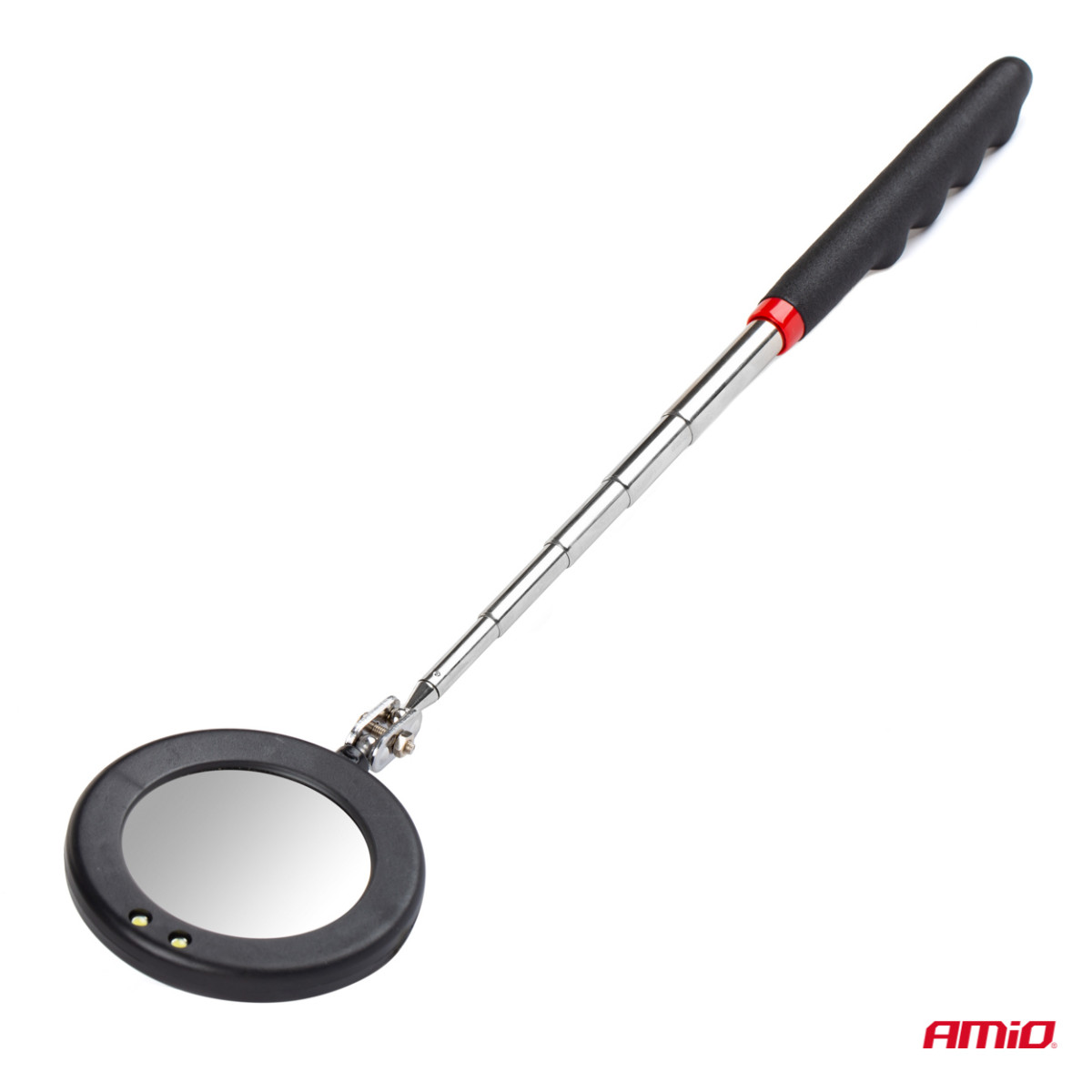Teleskopisks pārbaudes spogulis ar LED gaismu, AMIO-02840