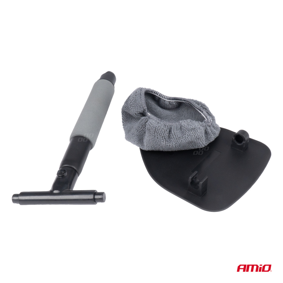 Teleskopiska trīsstūrveida mikrošķiedras logu tīrīšanas birste