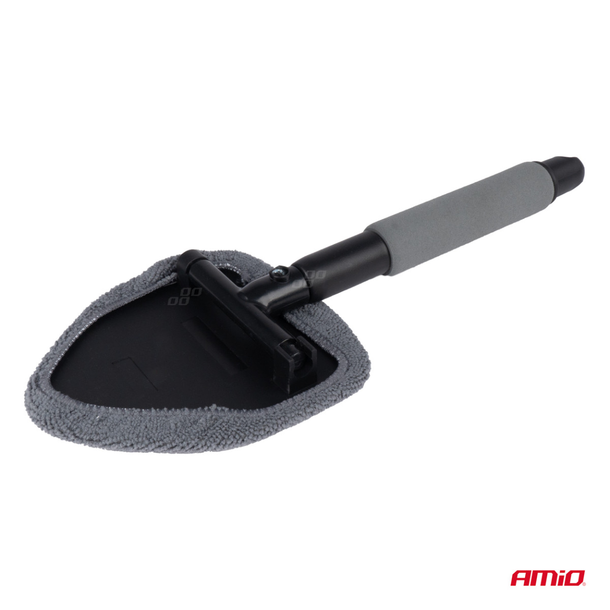 Teleskopiska trīsstūrveida mikrošķiedras logu tīrīšanas birste