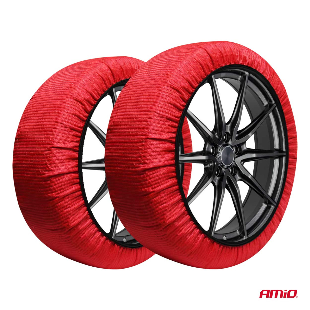 Tekstila sniega ķēdes 3D, XXL, 2 gab.