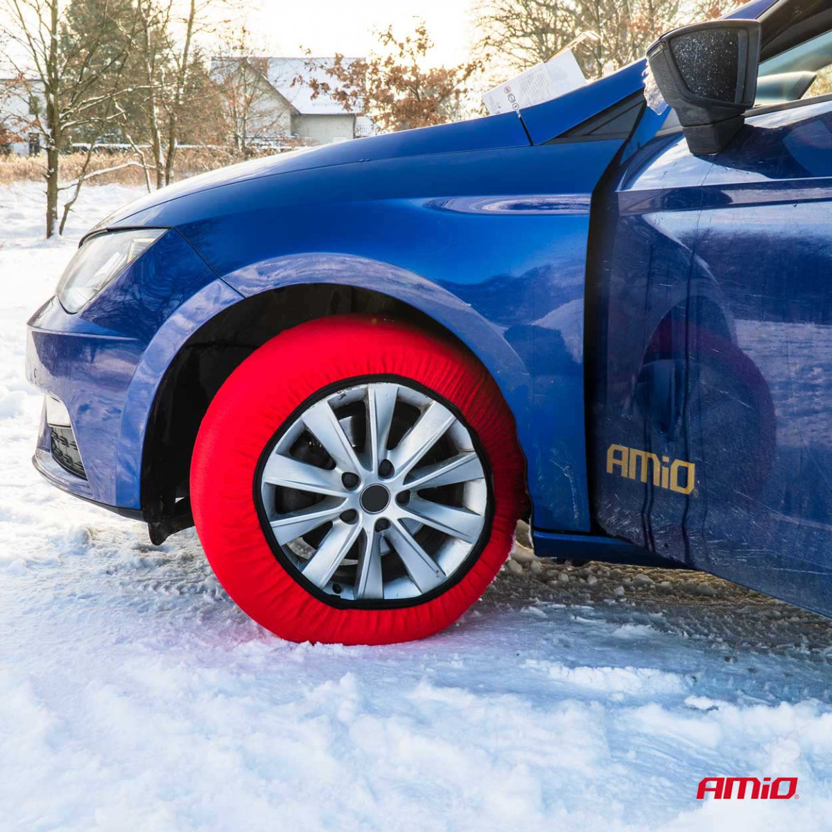 Tekstila sniega ķēdes, S, 2 gab.