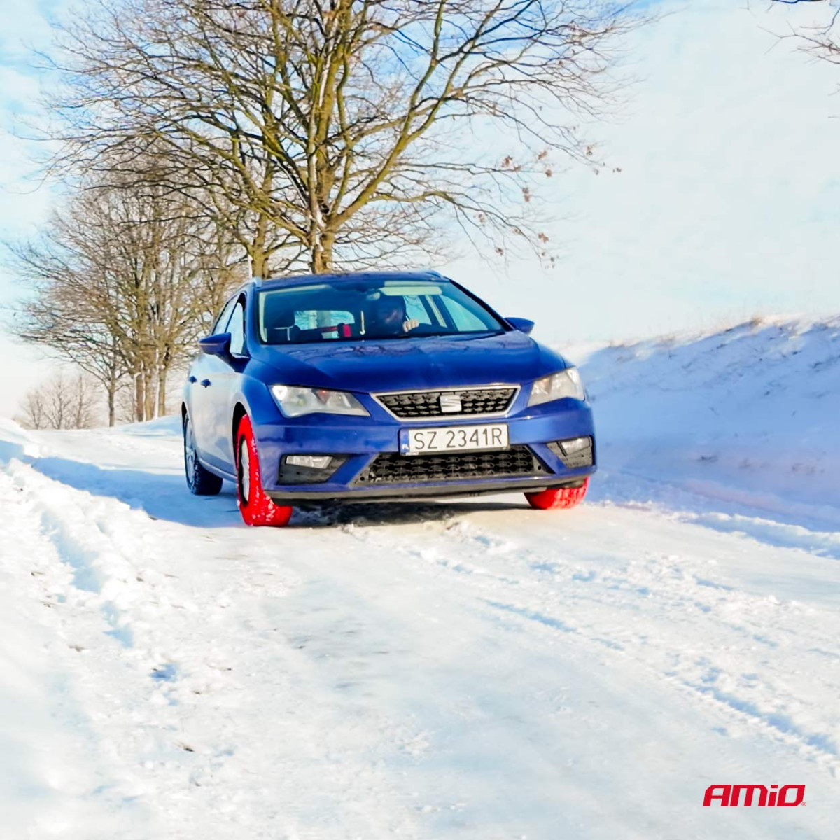 Tekstila sniega ķēdes, S, 2 gab.