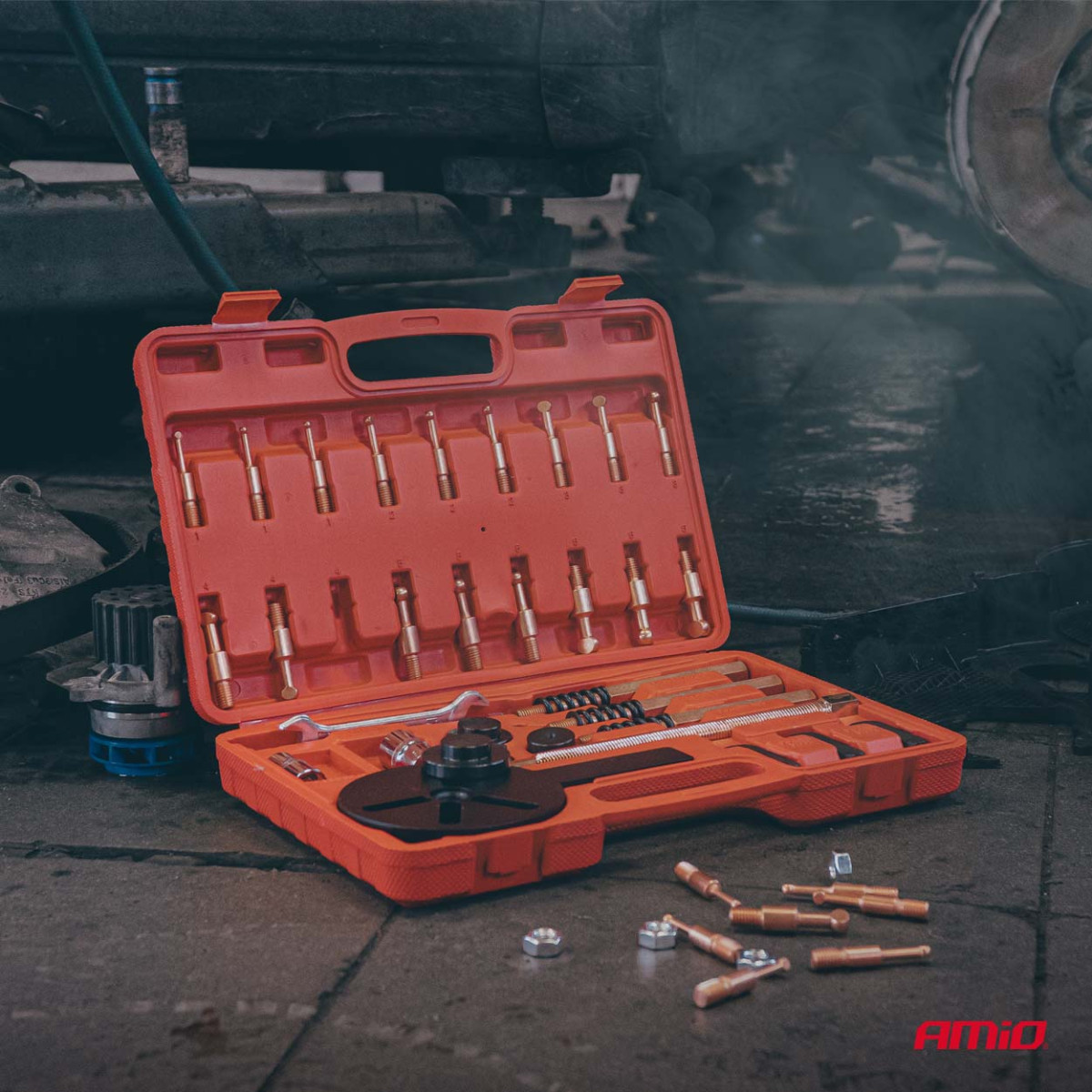 Trīs āķu gultņu novilcēju komplekts, 44 gab. AMIO-04760