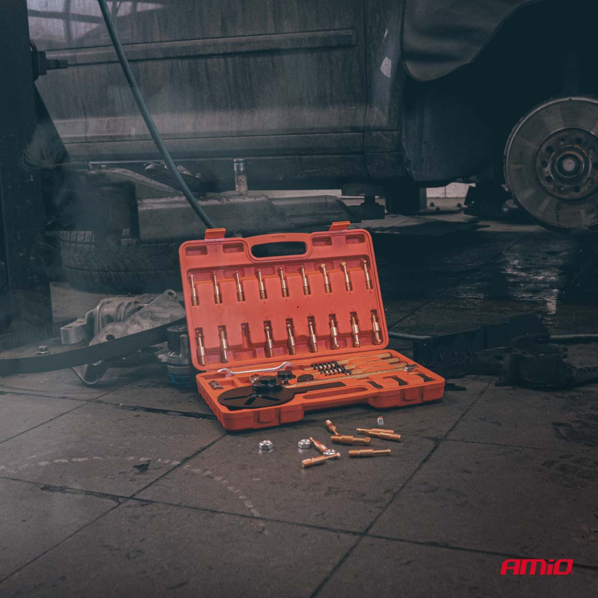 Trīs āķu gultņu novilcēju komplekts, 44 gab. AMIO-04760