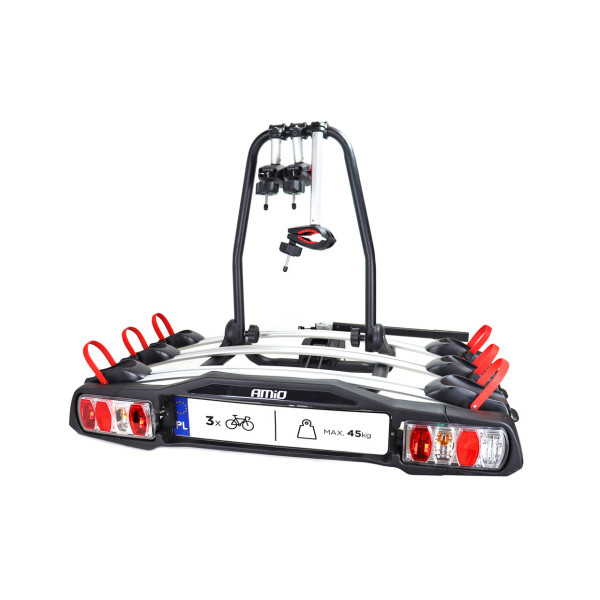 Automašīnas velosipēdu turētājs uz āķa, 3 velosipēdiem TBC-01/3