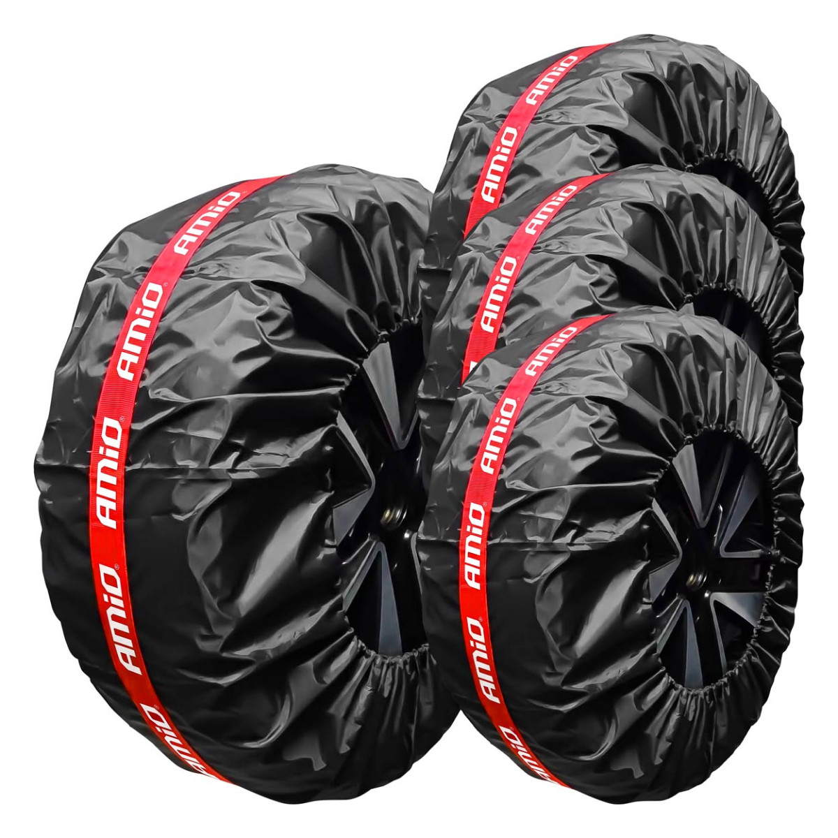 Automašīnas riteņu disku pārsegu komplekts, 19-23", 4 gab., AMIO-04950
