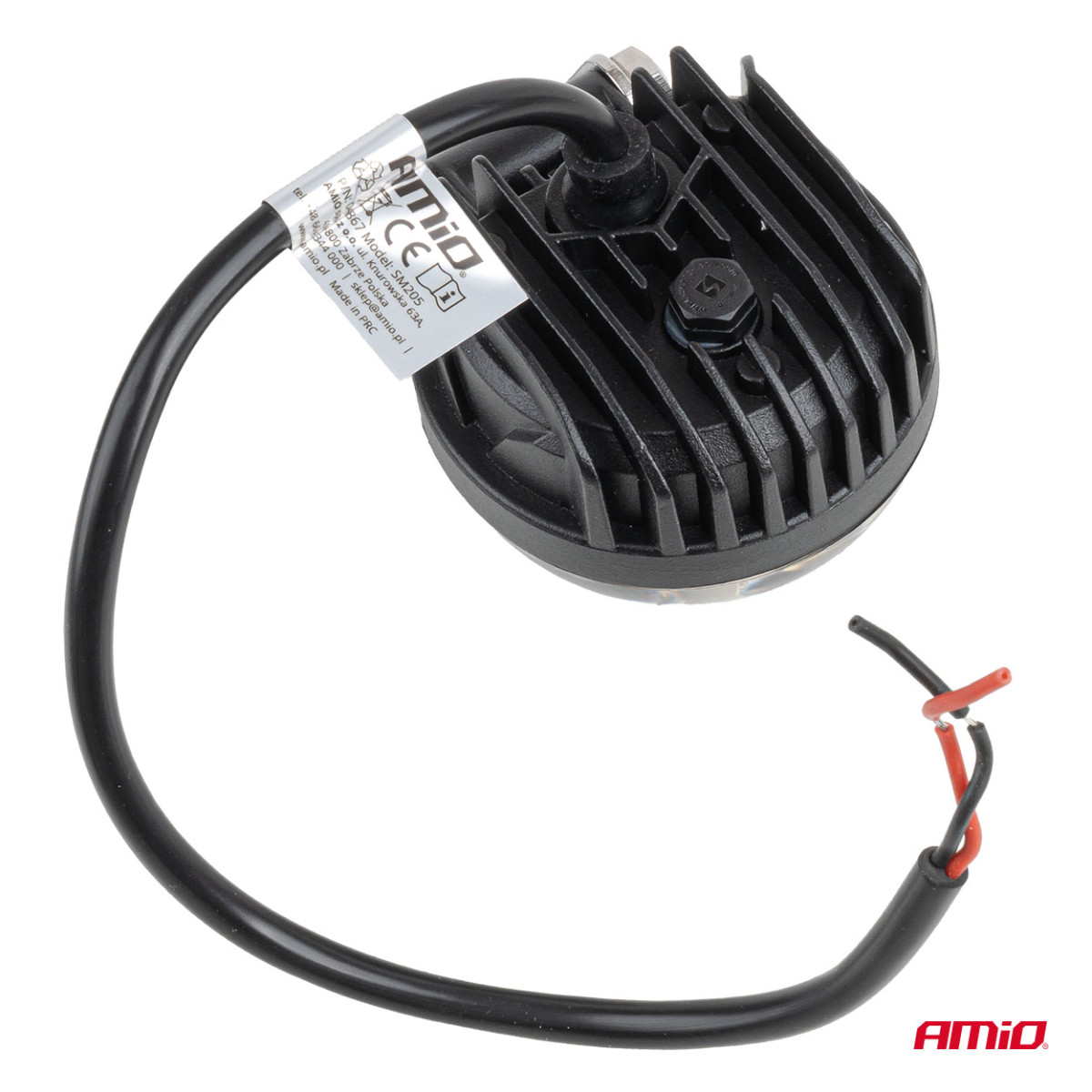 Drošības zonas apgaismojums iekrāvējiem, U veida ar sarkanu gaismu, 10 W 10–80 V IP6K9K AMIO-04867