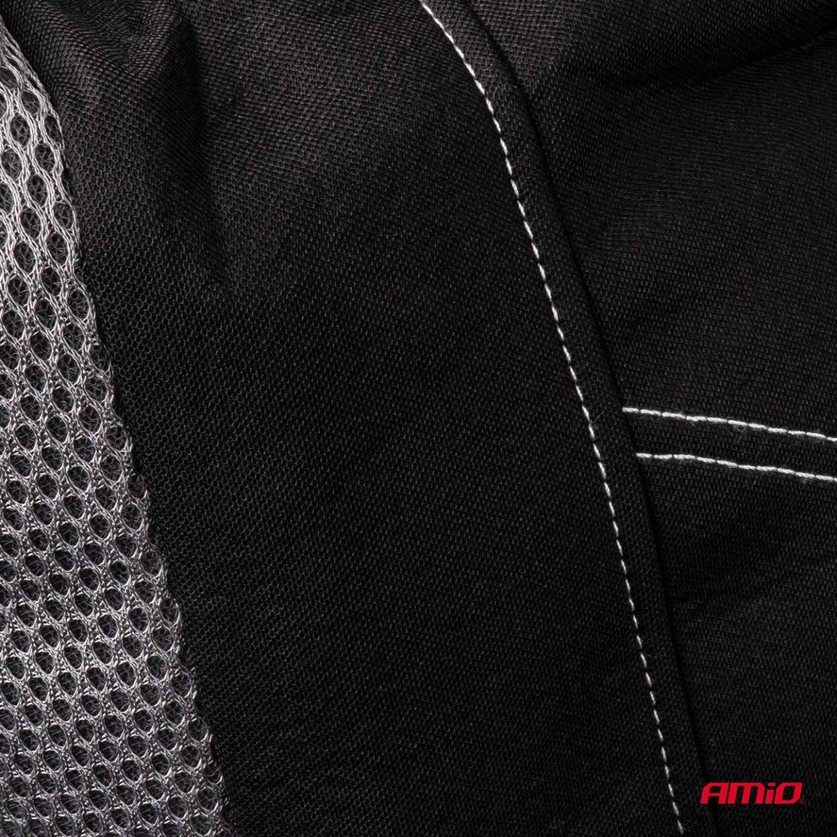 Universāli sēdekļu pārvalki SC-19 - melni/pelēki