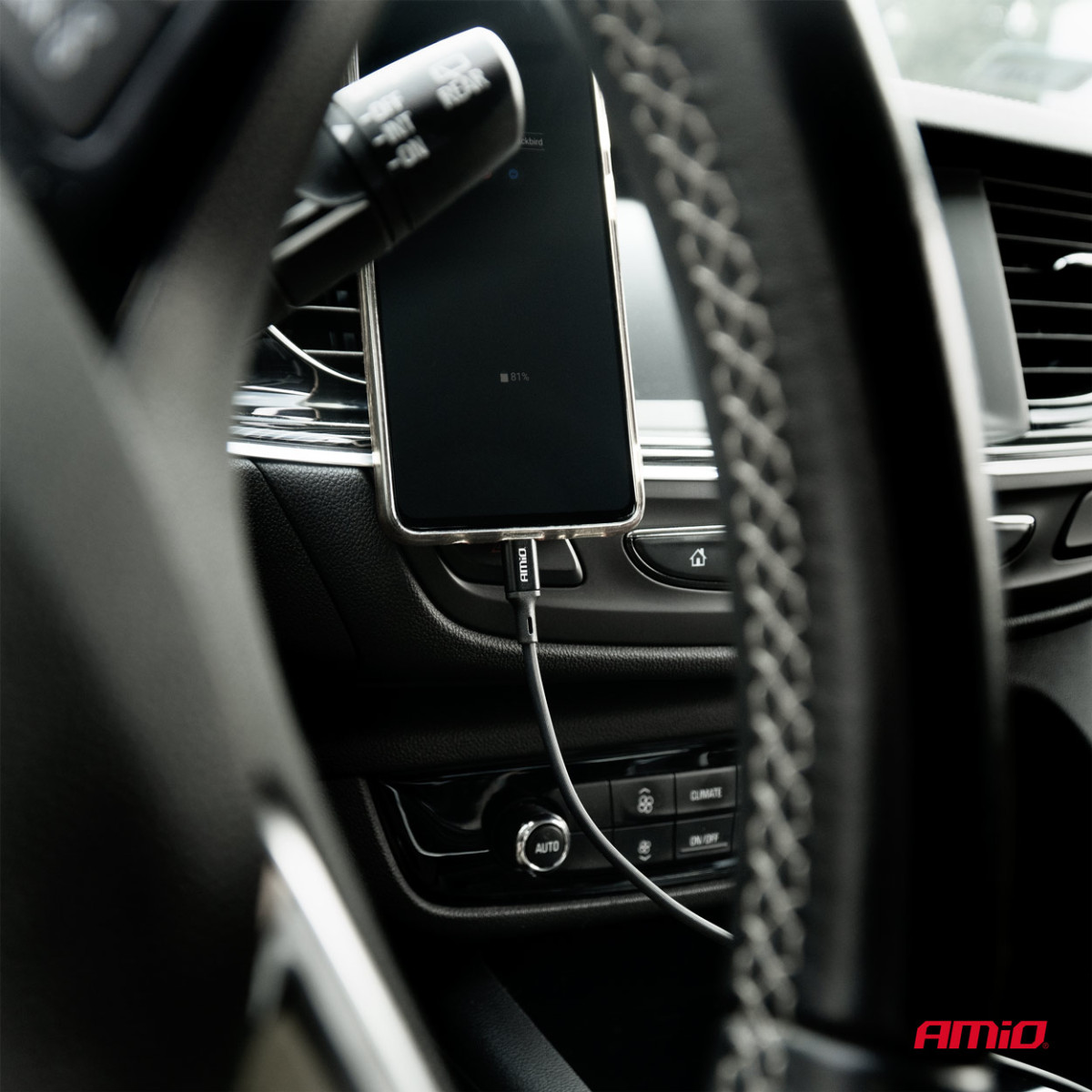 USB-C - USB-C kabelis 60W 100 cm FullLINK AMIO-03902