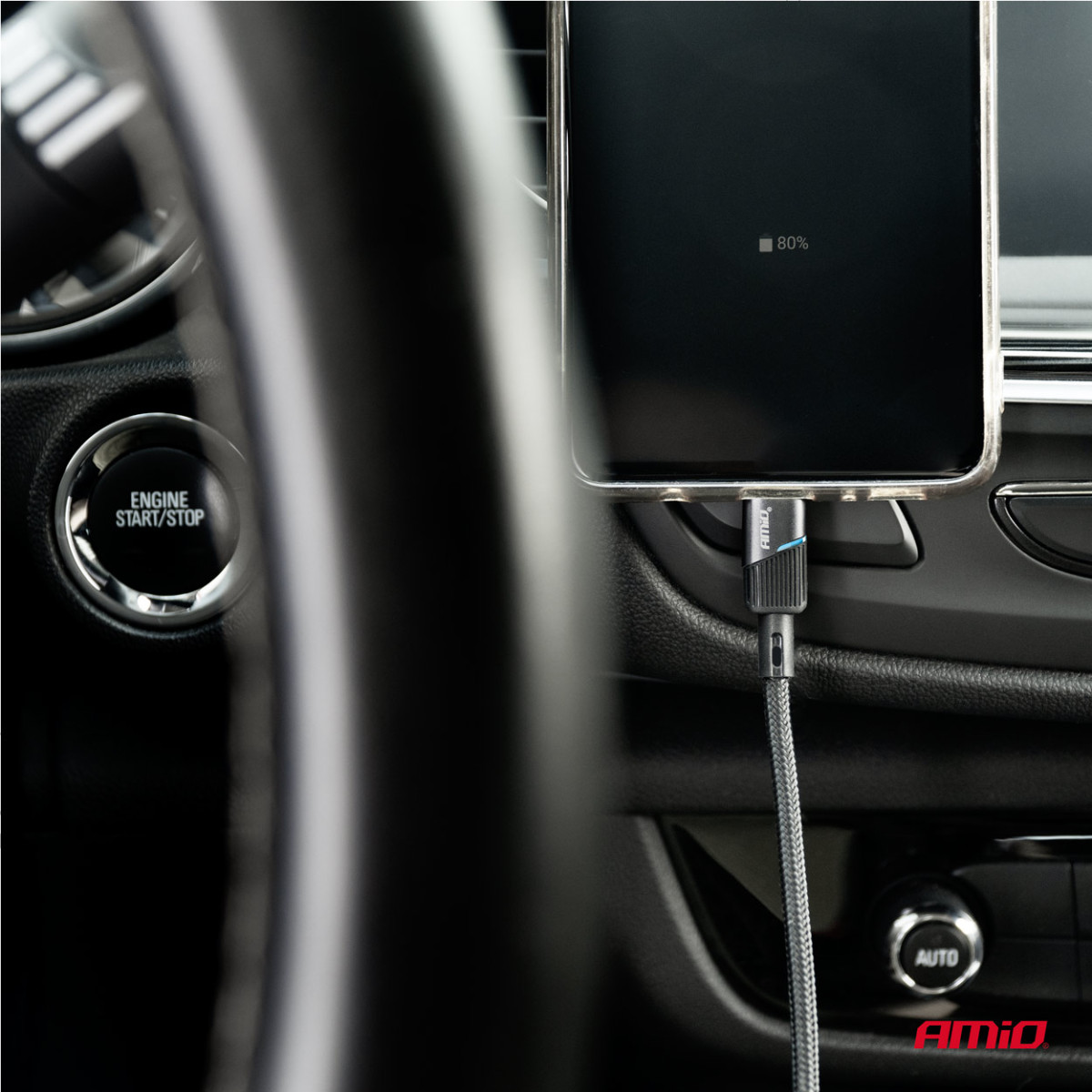 USB-C uz USB-C kabelis 60W 200 cm FullLINK AMIO-03927