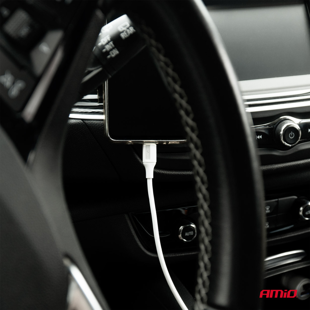 USB-A uz USB-C kabelis 3A 100 cm FullLINK AMIO-03917